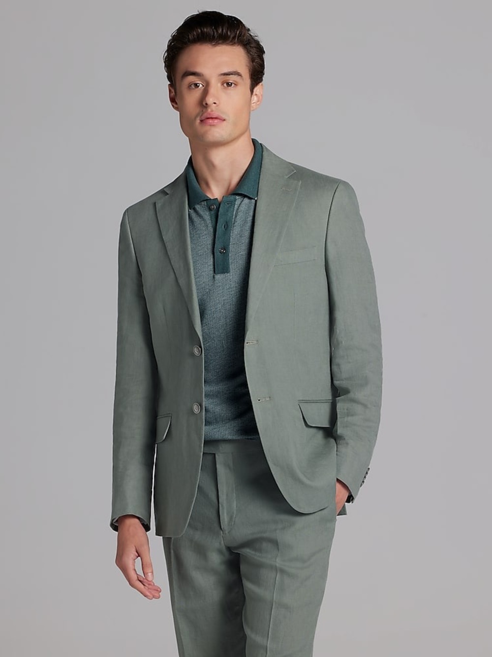 NWT Tommy Hilfiger Sage Green linen suit jacket